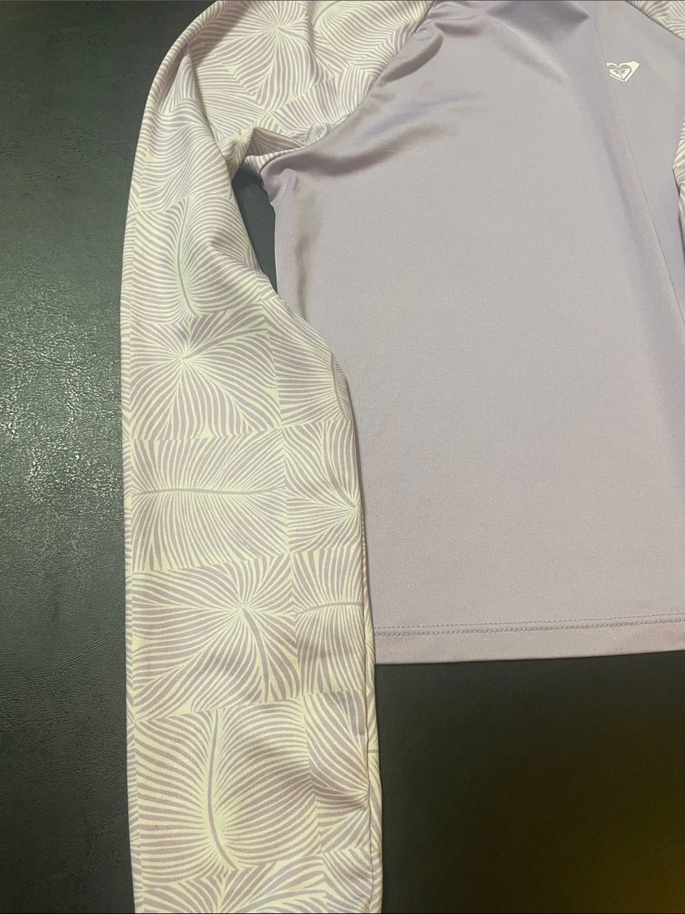 Roxy Girls' Lavender Swim Bottoms and Shorts Set 3 pieces used/good Sz.M 10/12